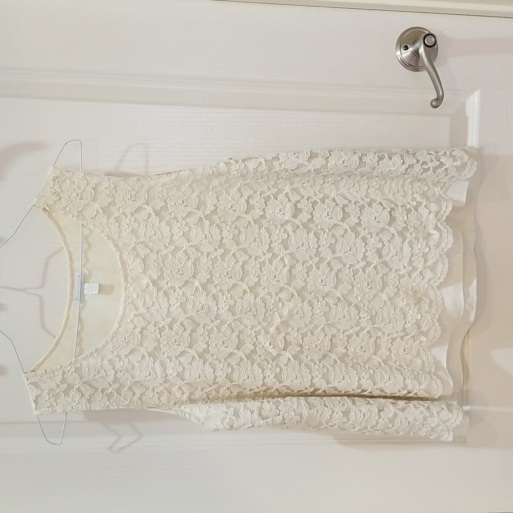 Beige Lace Ladies Top